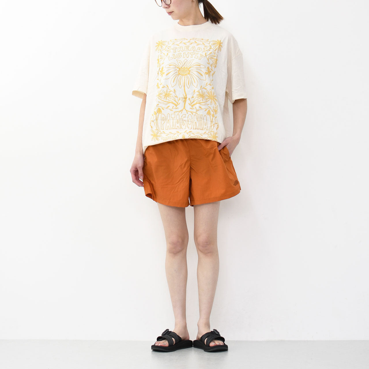 Patagonia [パタゴニア正規代理店] W's Tread Lightly Oversized Organic T-Shirt [37809] ウィメンズ・トレッド・ライトリー・オーバーサイズ・オーガニック・Tシャツ [2025SS]