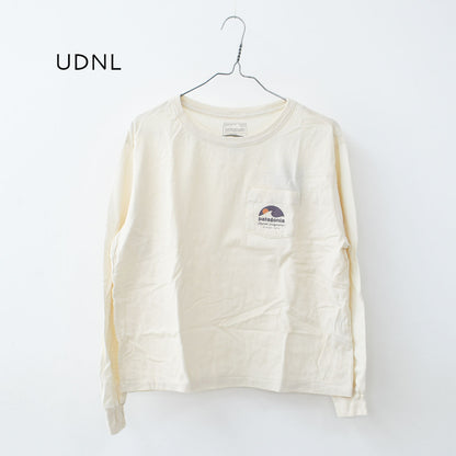 Patagonia [パタゴニア正規代理店] W's L/S Applied Imagination Easy Cut Organic Pocket T-Shirt [37810] ウィメンズ・ロングスリーブ・アプライド・イマジネーション・イージーカット・オーガニック・ポケット [37781-24]  [2025SS]