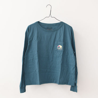 Patagonia [パタゴニア正規代理店] W's L/S Applied Imagination Easy Cut Organic Pocket T-Shirt [37810] ウィメンズ・ロングスリーブ・アプライド・イマジネーション・イージーカット・オーガニック・ポケット [37781-24]  [2025SS]