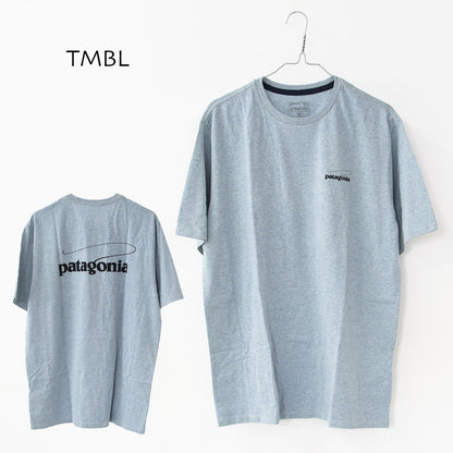 Patagonia [パタゴニア正規代理店] M's Casting Logo Responsibili-Tee [37811] メンズ・キャスティング・ロゴ・レスポンシビリティー・MEN'S [2025SS]