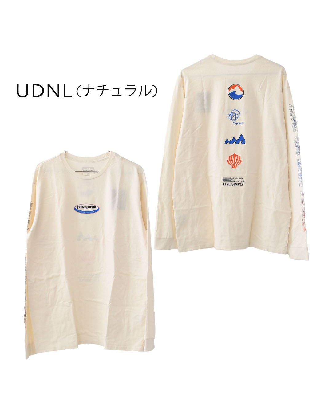 Patagonia [パタゴニア正規代理店] M's L/S Long Way Round Organic T-Shirt [37821] メンズ・ロングスリーブ・ロング・ウェイ・ラウンド・オーガニック・Tシャツ・MEN'S  [2025AW]
