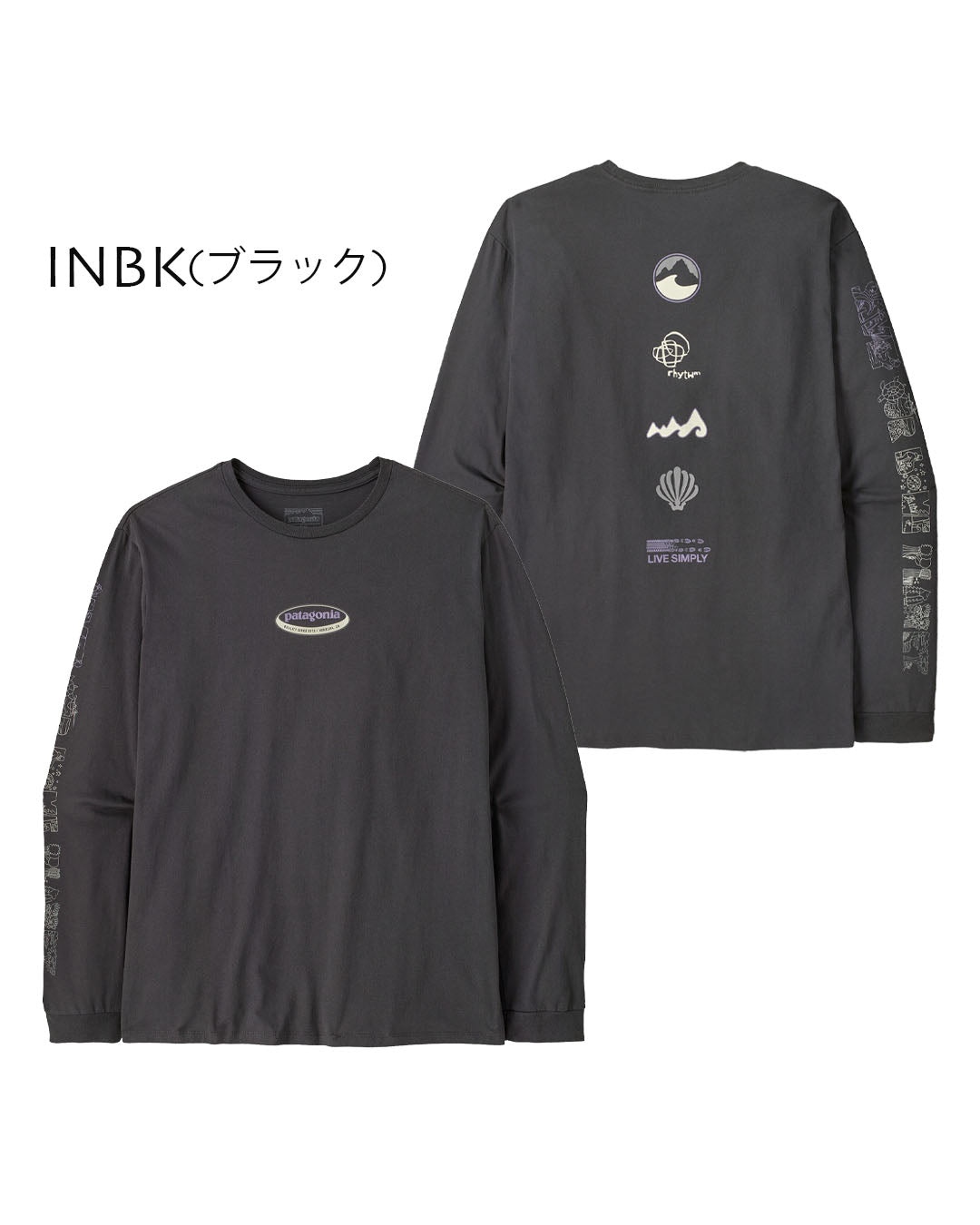 Patagonia [パタゴニア正規代理店] M's L/S Long Way Round Organic T-Shirt [37821] メンズ・ロングスリーブ・ロング・ウェイ・ラウンド・オーガニック・Tシャツ・MEN'S  [2025AW]