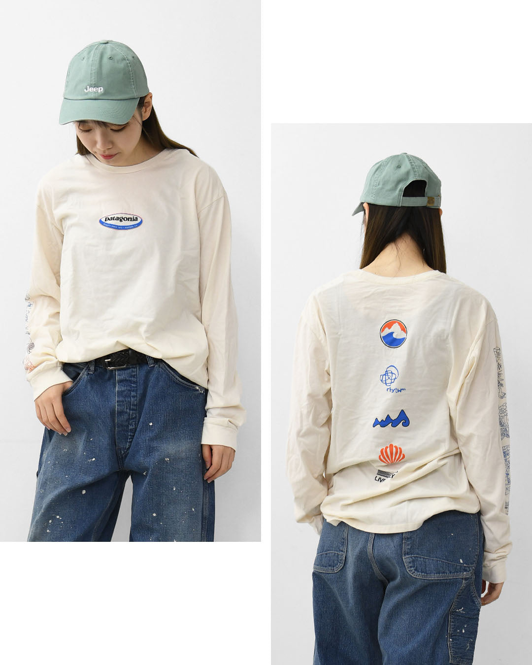 Patagonia [パタゴニア正規代理店] M's L/S Long Way Round Organic T-Shirt [37821] メンズ・ロングスリーブ・ロング・ウェイ・ラウンド・オーガニック・Tシャツ・MEN'S  [2025AW]