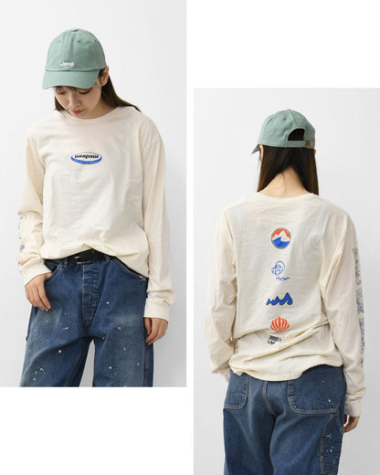 Patagonia [パタゴニア正規代理店] M's L/S Long Way Round Organic T-Shirt [37821] メンズ・ロングスリーブ・ロング・ウェイ・ラウンド・オーガニック・Tシャツ・MEN'S  [2025AW]
