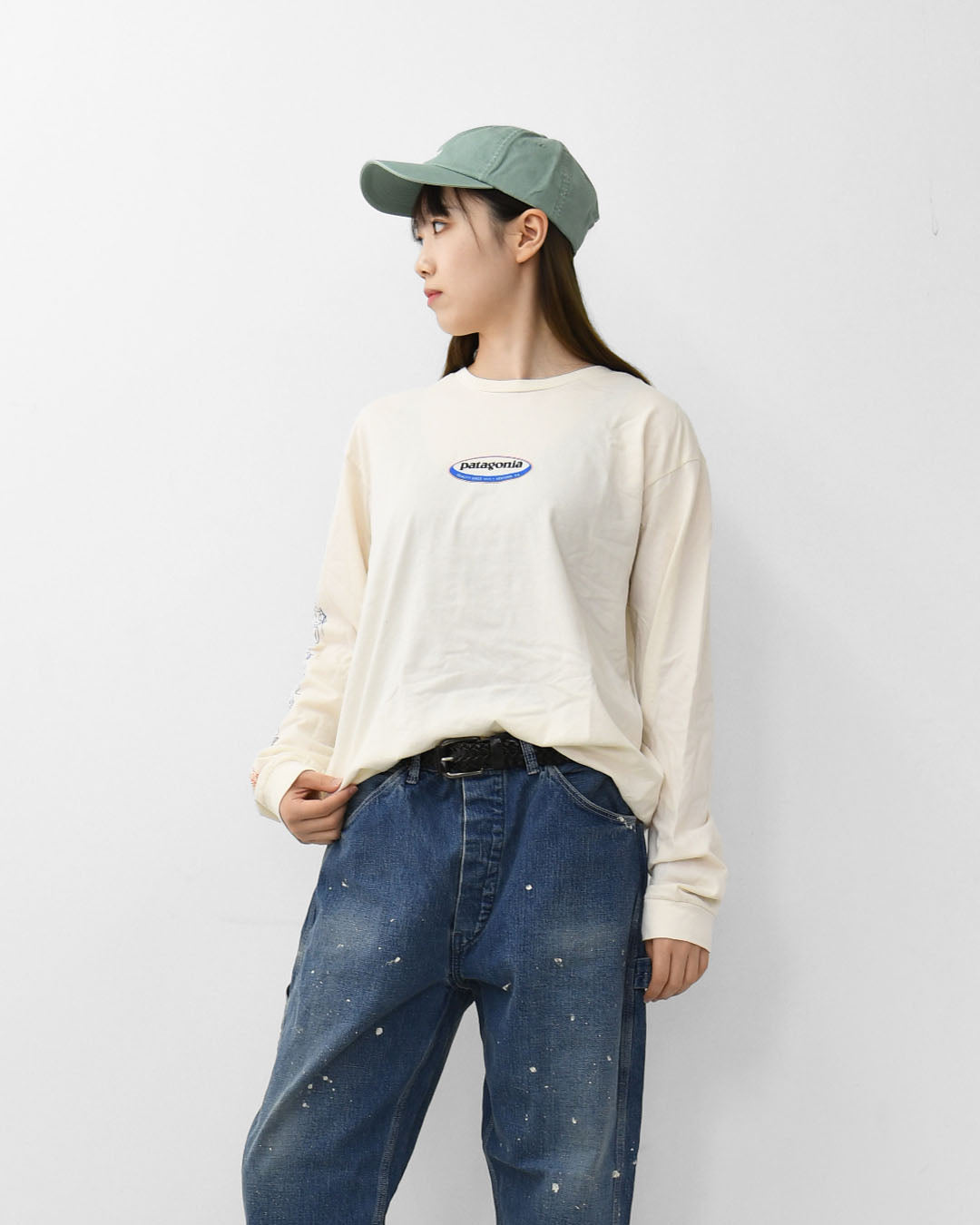 Patagonia [パタゴニア正規代理店] M's L/S Long Way Round Organic T-Shirt [37821] メンズ・ロングスリーブ・ロング・ウェイ・ラウンド・オーガニック・Tシャツ・MEN'S  [2025AW]