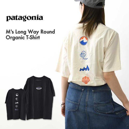 Patagonia [パタゴニア正規代理店] M's Long Way Round Organic T-Shirt [37826] メンズ・ロング・ウェイ・ラウンド・オーガニック・半袖・Tシャツ・MEN'S  [2025AW]