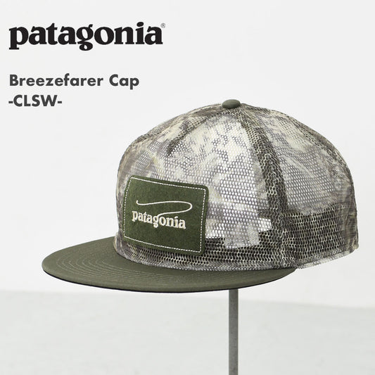 Patagonia [パタゴニア正規代理店] Breezefarer Cap -CLSW- [37993] ブリーズフェアラー・キャップ・Casting Logo: Splashing Seas Wing Grey・MEN'S / LADY'S [2025AW]