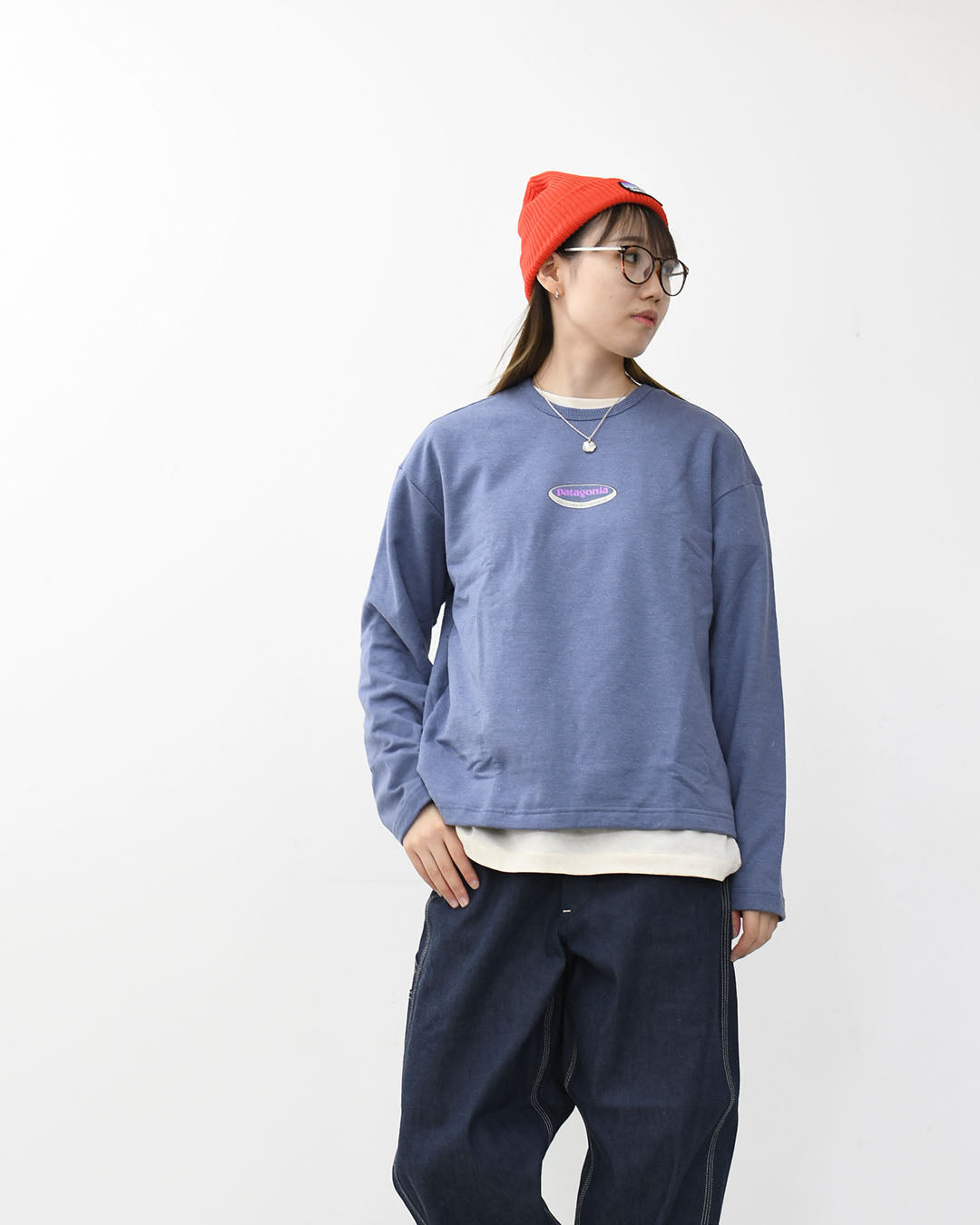 Patagonia [パタゴニア正規代理店] W's LW Long Way Round Wildrise Crew [39722] ウィメンズ・ライトウェイト・ロング・ウェイ・ラウンド・ワイルドライズ・クルー・長袖Tシャツ・LADY'S  [2025AW]