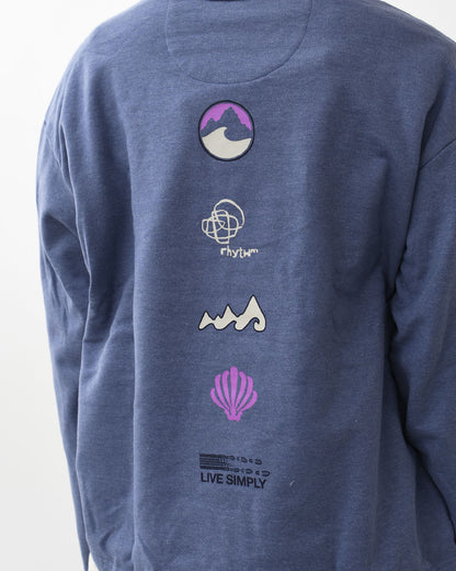 Patagonia [パタゴニア正規代理店] W's LW Long Way Round Wildrise Crew [39722] ウィメンズ・ライトウェイト・ロング・ウェイ・ラウンド・ワイルドライズ・クルー・長袖Tシャツ・LADY'S  [2025AW]