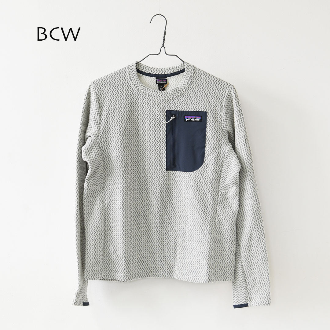 Patagonia [パタゴニア正規代理店] W's R1 Air Crew [40241] ウィメンズ・R1 エア・クルー・テクニカルフリース・軽量・LADY'S  [2026AW]