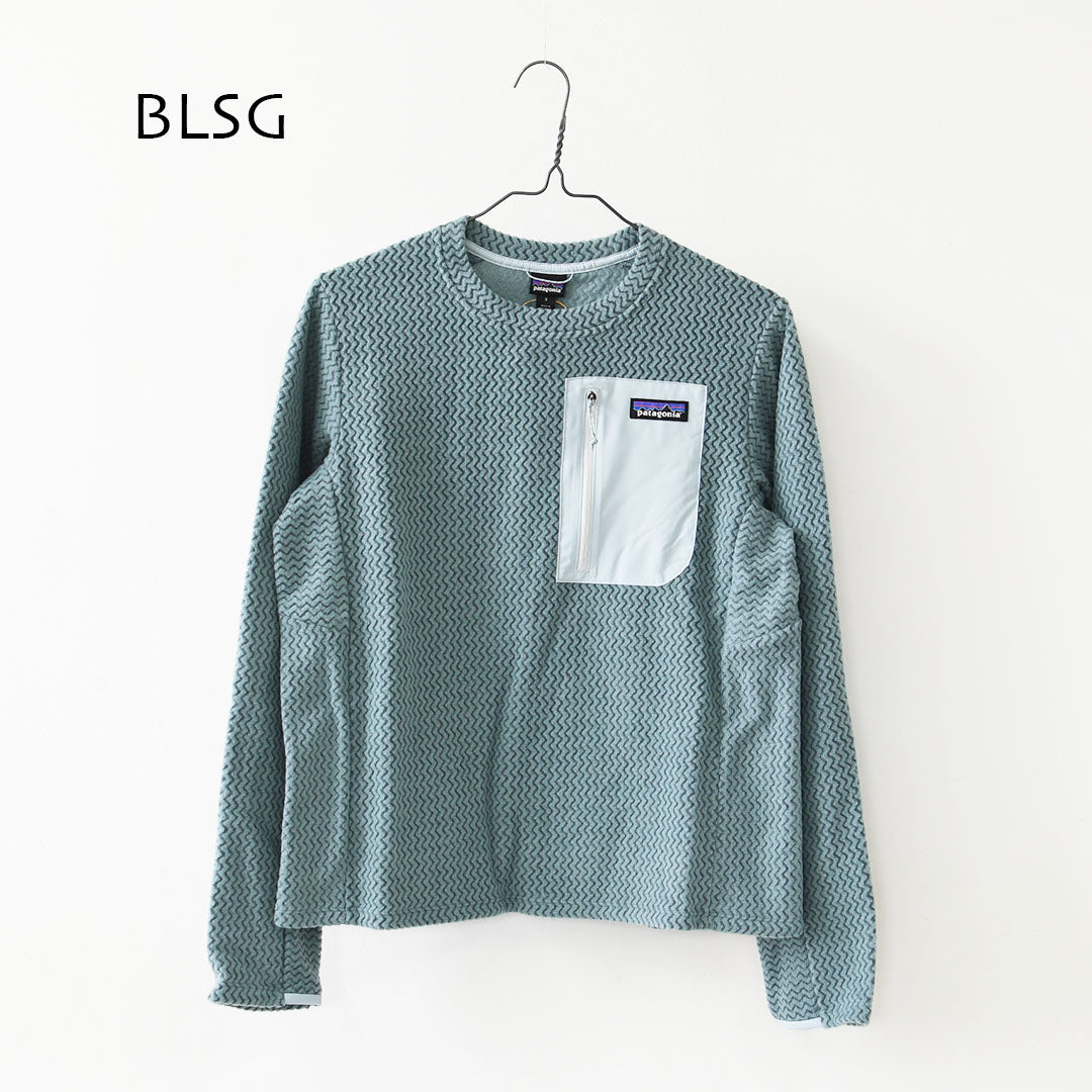 Patagonia [パタゴニア正規代理店] W's R1 Air Crew [40241] ウィメンズ・R1 エア・クルー・テクニカルフリース・軽量・LADY'S  [2026AW]