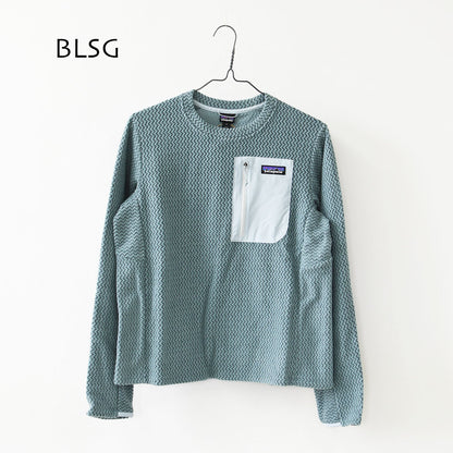 Patagonia [パタゴニア正規代理店] W's R1 Air Crew [40241] ウィメンズ・R1 エア・クルー・テクニカルフリース・軽量・LADY'S  [2026AW]