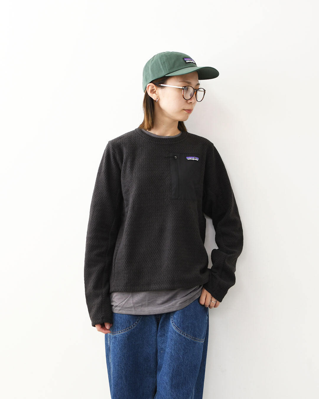 Patagonia [パタゴニア正規代理店] W's R1 Air Crew [40241] ウィメンズ・R1 エア・クルー・テクニカルフリース・軽量・LADY'S  [2026AW]