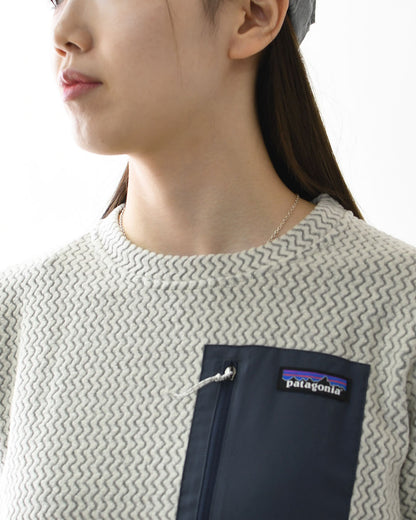 Patagonia [パタゴニア正規代理店] W's R1 Air Crew [40241] ウィメンズ・R1 エア・クルー・テクニカルフリース・軽量・LADY'S  [2025AW]