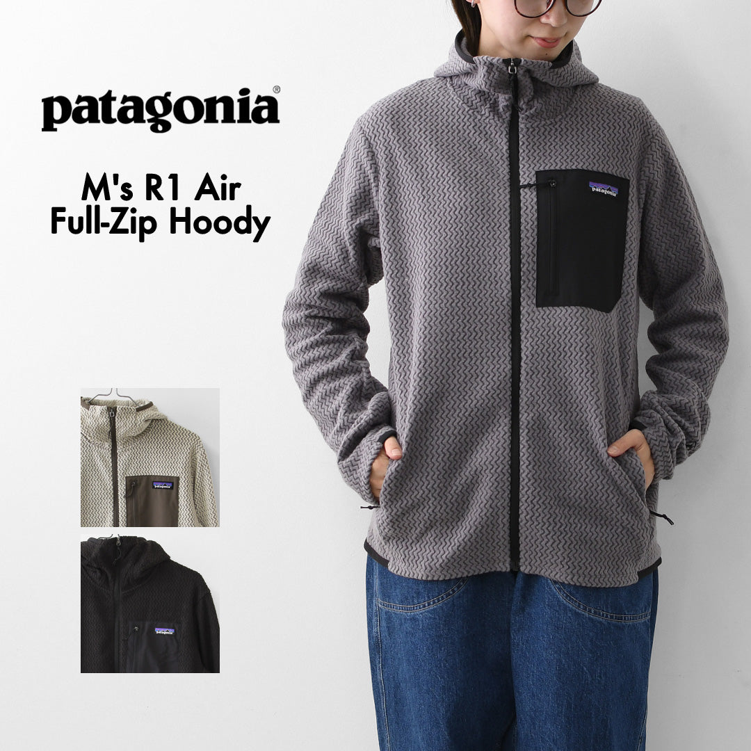 Patagonia [パタゴニア正規代理店] M's R1 Air Full-Zip Hoody [40256] メンズ・R1 エア・フルジップ・フーディ・MEN'S [2026AW]