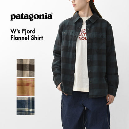 Patagonia [パタゴニア正規代理店] W's Fjord Flannel Shirt [42406] ウィメンズ・フィヨルド・フランネル・シャツ・LADY'S  [2025AW]