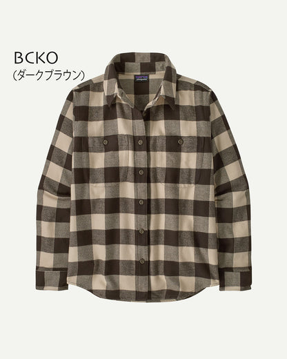 Patagonia [パタゴニア正規代理店] W's Fjord Flannel Shirt [42406] ウィメンズ・フィヨルド・フランネル・シャツ・LADY'S  [2025AW]