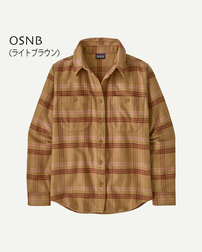 Patagonia [パタゴニア正規代理店] W's Fjord Flannel Shirt [42406] ウィメンズ・フィヨルド・フランネル・シャツ・LADY'S  [2025AW]