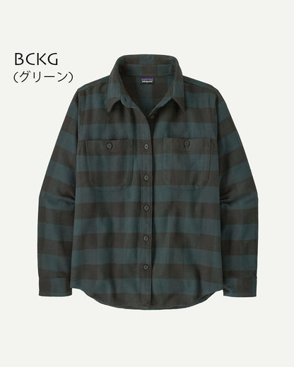 Patagonia [パタゴニア正規代理店] W's Fjord Flannel Shirt [42406] ウィメンズ・フィヨルド・フランネル・シャツ・LADY'S  [2025AW]