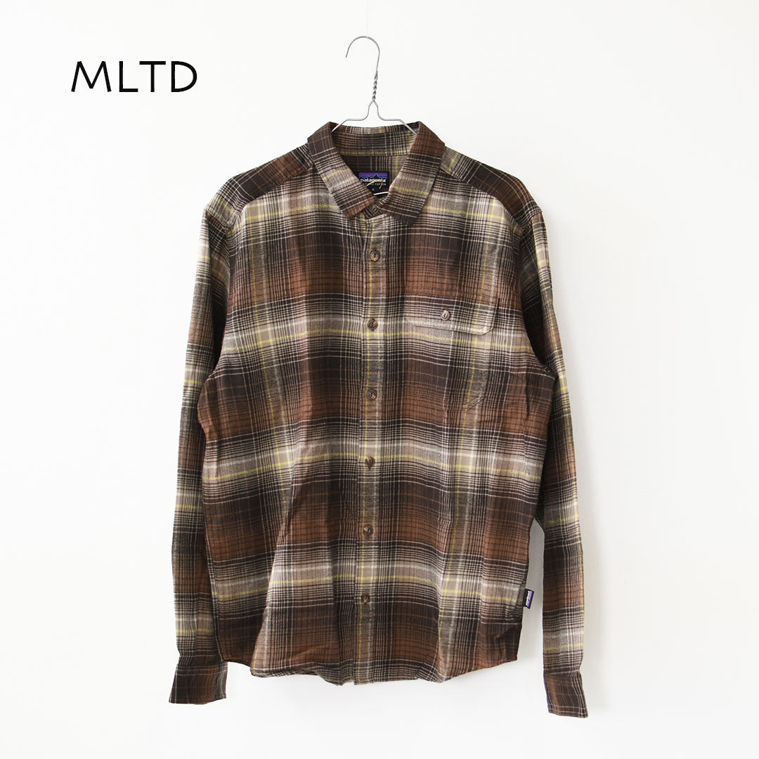 Patagonia [パタゴニア正規代理店] M's L/S LW Fjord Flannel Shirt [42410] メンズ・ロングスリーブ・ライトウェイト・フィヨルド・フランネル・シャツ・長袖シャツ・MEN'S [2026AW]