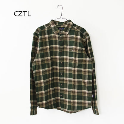 Patagonia [パタゴニア正規代理店] M's L/S LW Fjord Flannel Shirt [42410] メンズ・ロングスリーブ・ライトウェイト・フィヨルド・フランネル・シャツ・長袖シャツ・MEN'S [2026AW]