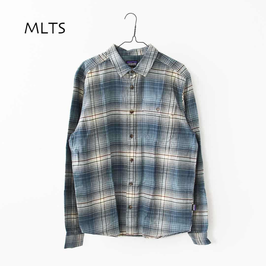 Patagonia [パタゴニア正規代理店] M's L/S LW Fjord Flannel Shirt [42410] メンズ・ロングスリーブ・ライトウェイト・フィヨルド・フランネル・シャツ・長袖シャツ・MEN'S [2026AW]