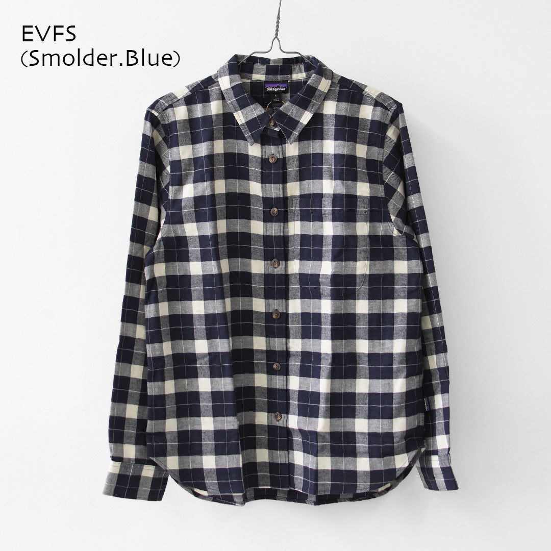 Patagonia [パタゴニア正規代理店] W's LW Fjord Flannel Shirt [42460] ウィメンズ・ライトウェイト・フィヨルド・フランネル・シャツ・LADY'S [2026AW]