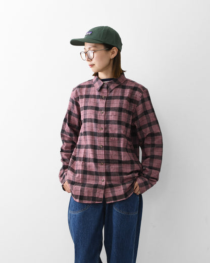 Patagonia [パタゴニア正規代理店] W's LW Fjord Flannel Shirt [42460] ウィメンズ・ライトウェイト・フィヨルド・フランネル・シャツ・LADY'S [2026AW]