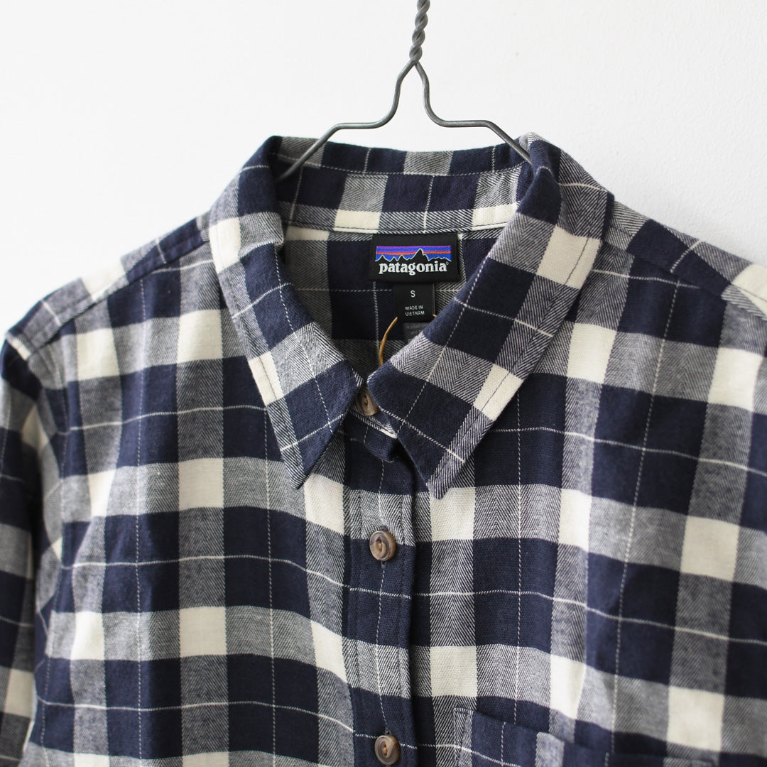 Patagonia [パタゴニア正規代理店] W's LW Fjord Flannel Shirt [42460] ウィメンズ・ライトウェイト・フィヨルド・フランネル・シャツ・LADY'S [2026AW]