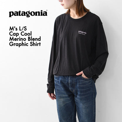 Patagonia [パタゴニア正規代理店] M's L/S Cap Cool Merino Blend Graphic Shirt [44585] メンズ・ロングスリーブ・キャプリーン・クール・メリノ・グラフィック・シャツ・MEN'S [2025SS]