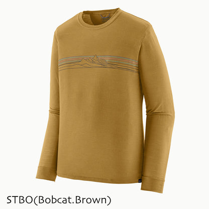Patagonia [パタゴニア正規代理店] M's L/S Cap Cool Merino Blend Graphic Shirt [44585] メンズ・ロングスリーブ・キャプリーン・クール・メリノ・グラフィック・シャツ・MEN'S [2026SS]