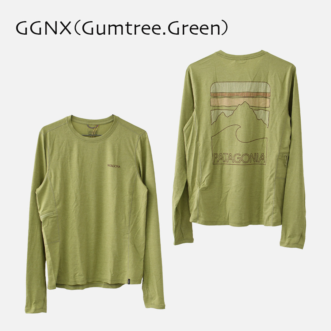 Patagonia [パタゴニア正規代理店] W's L/S Cap Cool Sun Shirt - Peak Visions [44935] ウィメンズ・ロングスリーブ・キャプリーン・クール・サン・シャツ（ピーク・ビジョンズ）LADY'S [2026SS]