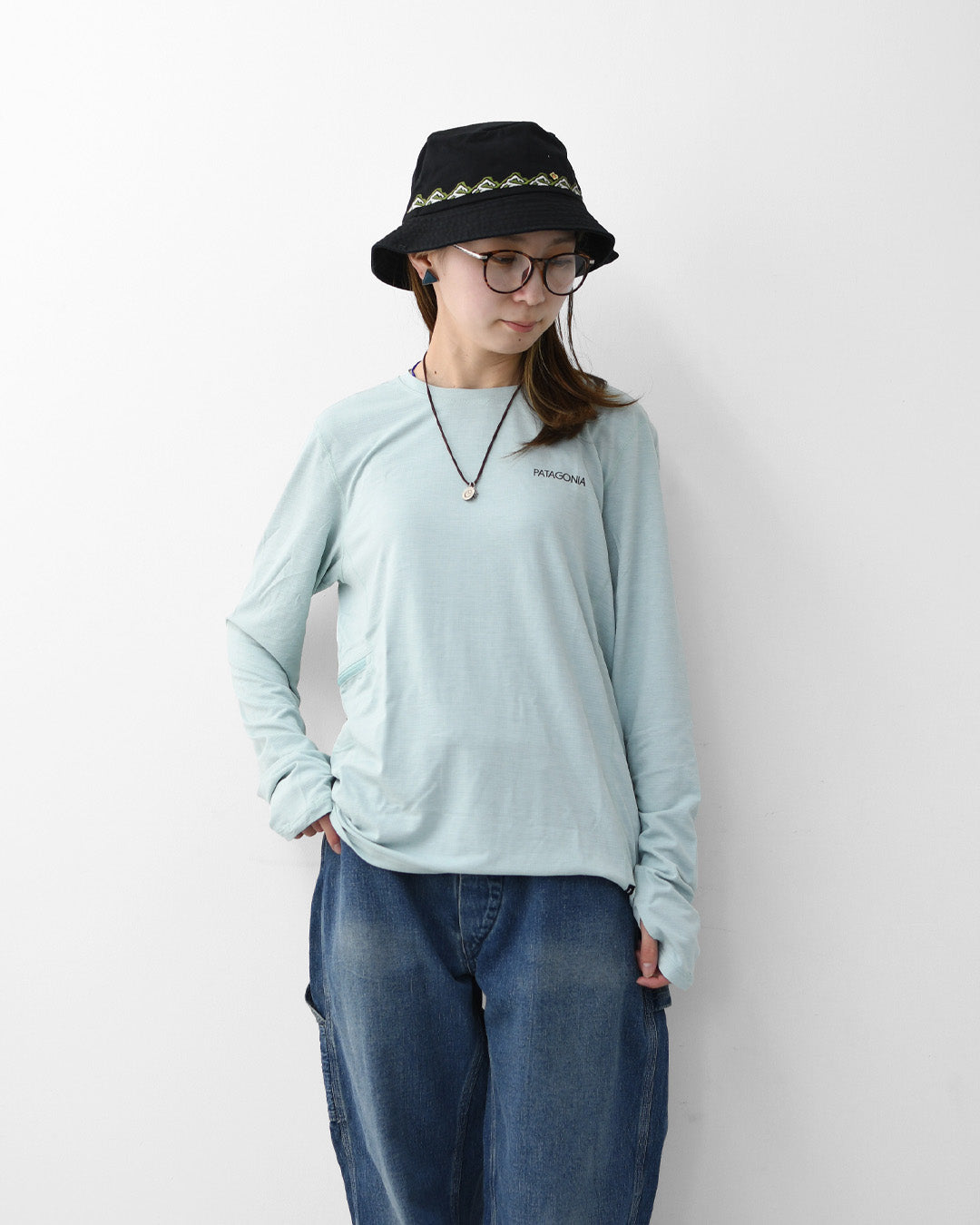 Patagonia [パタゴニア正規代理店] W's L/S Cap Cool Sun Shirt - Peak Visions [44935] ウィメンズ・ロングスリーブ・キャプリーン・クール・サン・シャツ（ピーク・ビジョンズ）LADY'S [2026SS]