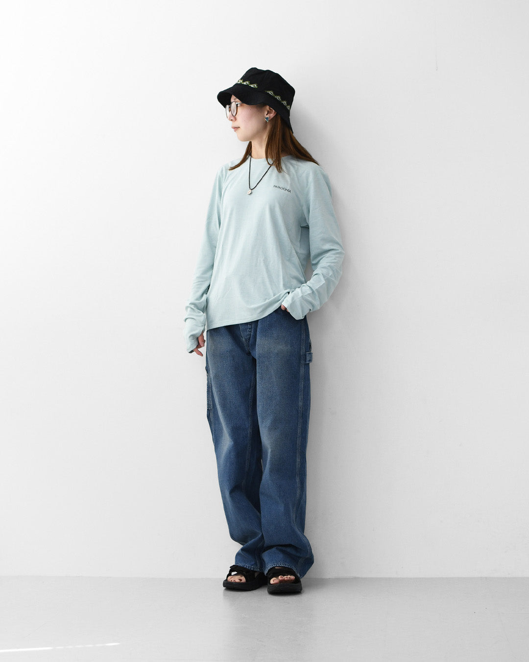 Patagonia [パタゴニア正規代理店] W's L/S Cap Cool Sun Shirt - Peak Visions [44935] ウィメンズ・ロングスリーブ・キャプリーン・クール・サン・シャツ（ピーク・ビジョンズ）LADY'S [2026SS]