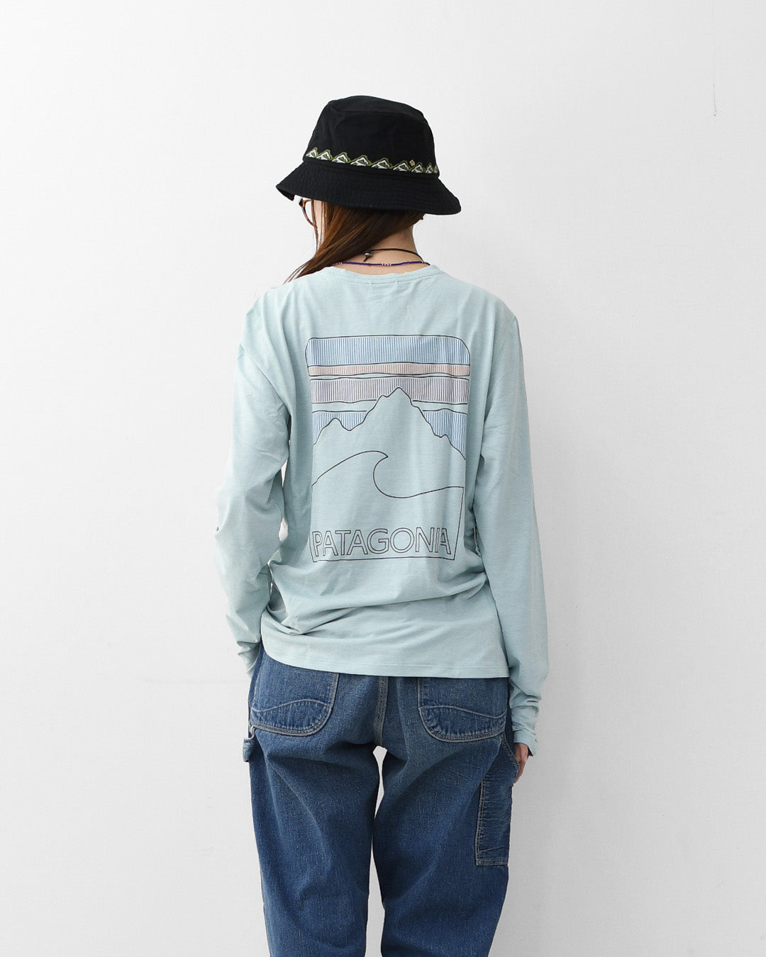 Patagonia [パタゴニア正規代理店] W's L/S Cap Cool Sun Shirt - Peak Visions [44935] ウィメンズ・ロングスリーブ・キャプリーン・クール・サン・シャツ（ピーク・ビジョンズ）LADY'S [2026SS]