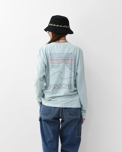 Patagonia [パタゴニア正規代理店] W's L/S Cap Cool Sun Shirt - Peak Visions [44935] ウィメンズ・ロングスリーブ・キャプリーン・クール・サン・シャツ（ピーク・ビジョンズ）LADY'S [2026SS]
