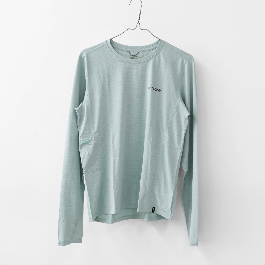 Patagonia [パタゴニア正規代理店] W's L/S Cap Cool Sun Shirt - Peak Visions [44935] ウィメンズ・ロングスリーブ・キャプリーン・クール・サン・シャツ（ピーク・ビジョンズ）LADY'S [2026SS]