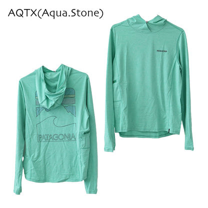 Patagonia [パタゴニア正規代理店] W's Cap Cool Sun Hoody - Peak Visions [44940] ウィメンズ・キャプリーン・クール・サン・フーディ（ピーク・ビジョンズ）・LADY'S [2026SS]