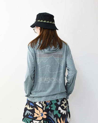 Patagonia [パタゴニア正規代理店] W's Cap Cool Sun Hoody - Peak Visions [44940] ウィメンズ・キャプリーン・クール・サン・フーディ（ピーク・ビジョンズ）・LADY'S [2026SS]