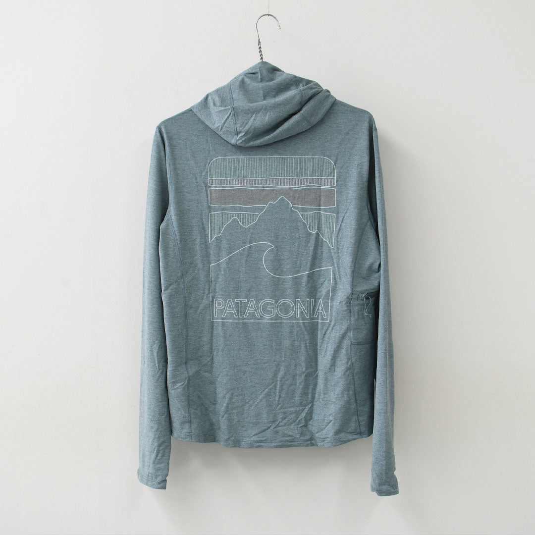 Patagonia [パタゴニア正規代理店] W's Cap Cool Sun Hoody - Peak Visions [44940] ウィメンズ・キャプリーン・クール・サン・フーディ（ピーク・ビジョンズ）・LADY'S [2026SS]