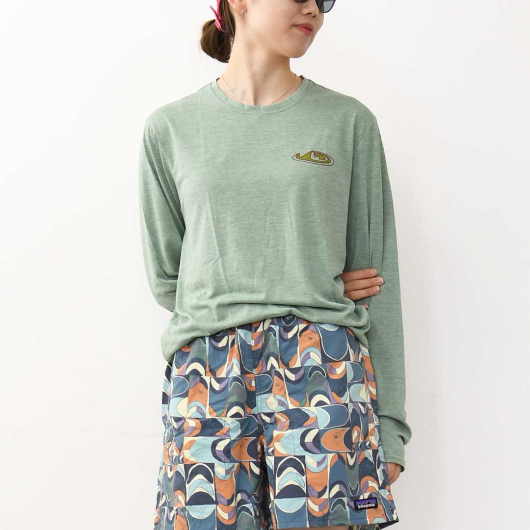 Patagonia [パタゴニア正規代理店] M's L/S Cap Cool Daily Graphic Shirt - Lands [45160] メンズ ロングスリーブ キャプリーン クール デイリー グラフィック シャツ（ランズ）・MEN'S [2025AW]