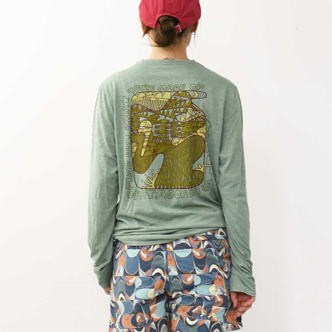 Patagonia [パタゴニア正規代理店] M's L/S Cap Cool Daily Graphic Shirt - Lands [45160] メンズ ロングスリーブ キャプリーン クール デイリー グラフィック シャツ（ランズ）・MEN'S [2025AW]
