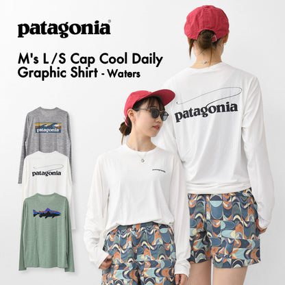 Patagonia [パタゴニア正規代理店] Ms L/S Cap Cool Daily Graphic Shirt - Waters [45170] メンズロングスリーブキャプリーンクールデイリーグラフィックシャツ（ウォーターズ）長袖Tシャツ・MEN'S / LADY'S [2025AW]