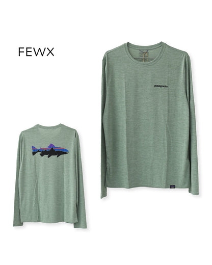 Patagonia [パタゴニア正規代理店] Ms L/S Cap Cool Daily Graphic Shirt - Waters [45170] メンズロングスリーブキャプリーンクールデイリーグラフィックシャツ（ウォーターズ）長袖Tシャツ・MEN'S / LADY'S [2025AW]