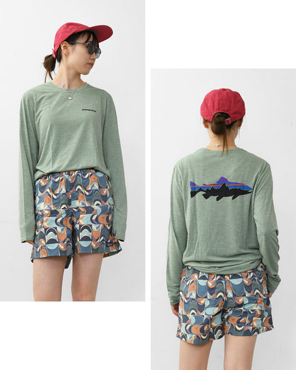 Patagonia [パタゴニア正規代理店] Ms L/S Cap Cool Daily Graphic Shirt - Waters [45170] メンズロングスリーブキャプリーンクールデイリーグラフィックシャツ（ウォーターズ）長袖Tシャツ・MEN'S / LADY'S [2025AW]