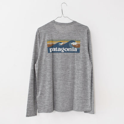 Patagonia [パタゴニア正規代理店] Ms L/S Cap Cool Daily Graphic Shirt - Waters [45170] メンズロングスリーブキャプリーンクールデイリーグラフィックシャツ（ウォーターズ）長袖Tシャツ・MEN'S / LADY'S [2025AW]