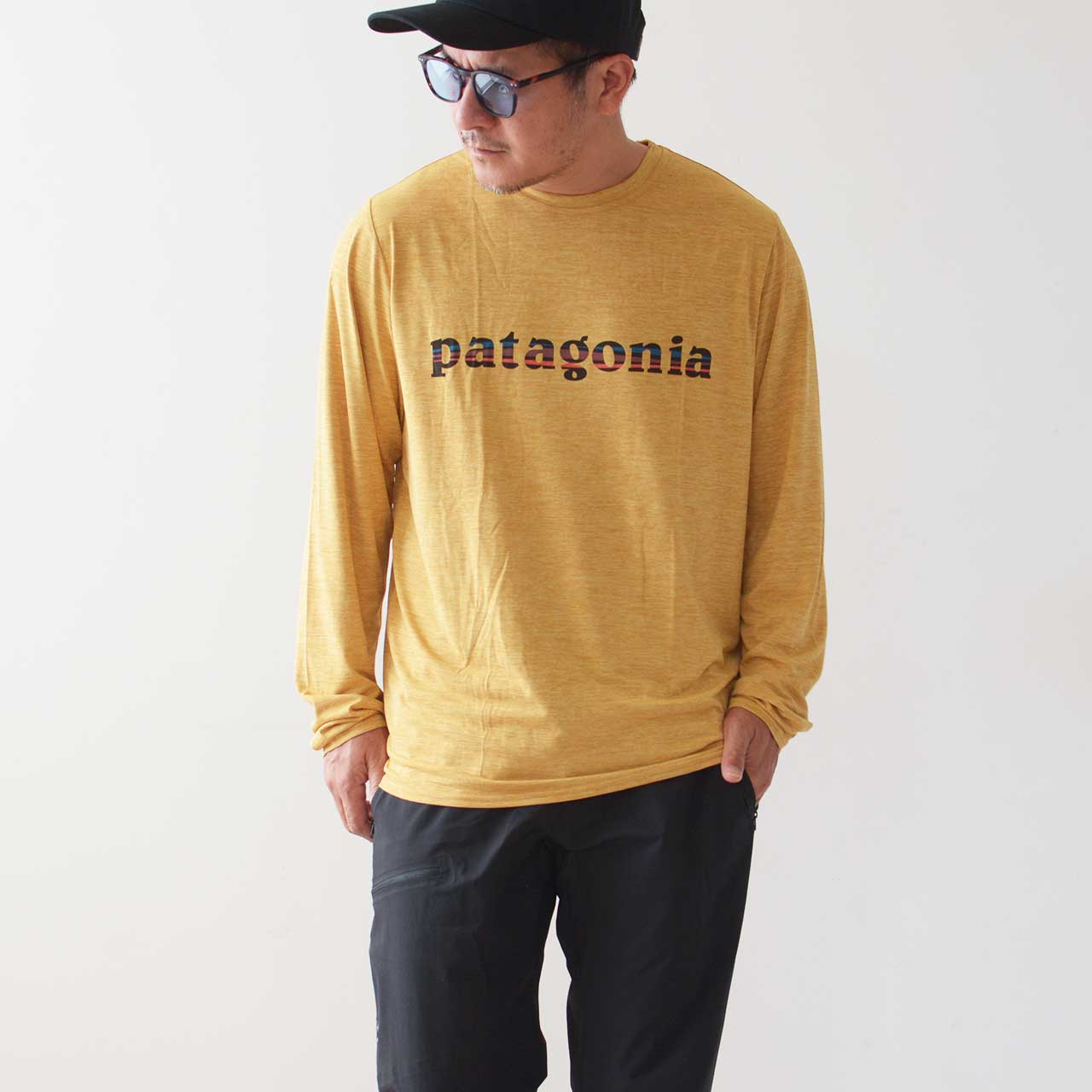 Patagonia [パタゴニア正規代理店] M's L/S Cap Cool Daily Graphic Shirt [45190] メンズ ロングスリーブ キャプリーン クール デイリー グラフィック シャツ [2024AW]