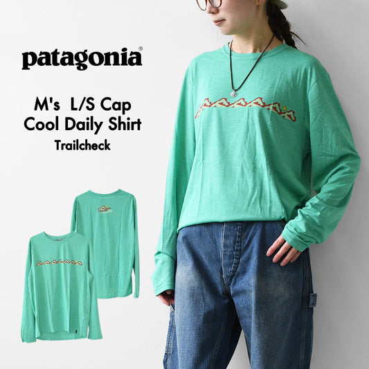 Patagonia [パタゴニア正規代理店] M's L/S Cap Cool Daily Shirt - Trailcheck [45450] メンズ・ロングスリーブ・キャプリーン・クール・デイリー・シャツ（トレイルチェック）・MEN'S [2026SS]