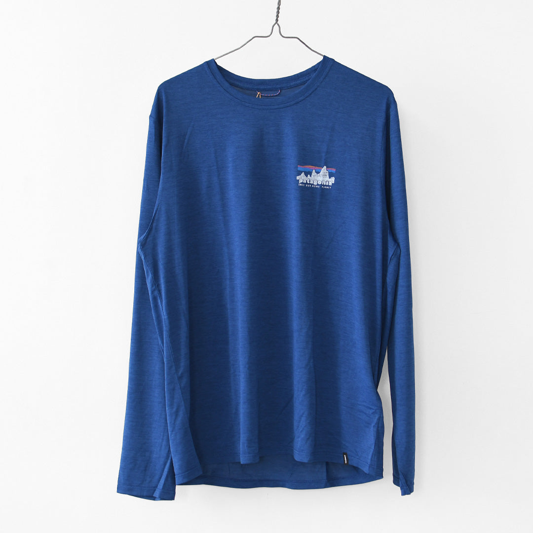 Patagonia [パタゴニア正規代理店] M's L/S Cap Cool Daily Shirt - 73 Skyline [45454] メンズ・ロングスリーブ・キャプリーン・クール・デイリー・シャツ（'73 スカイライン）・MEN'S [2026SS]
