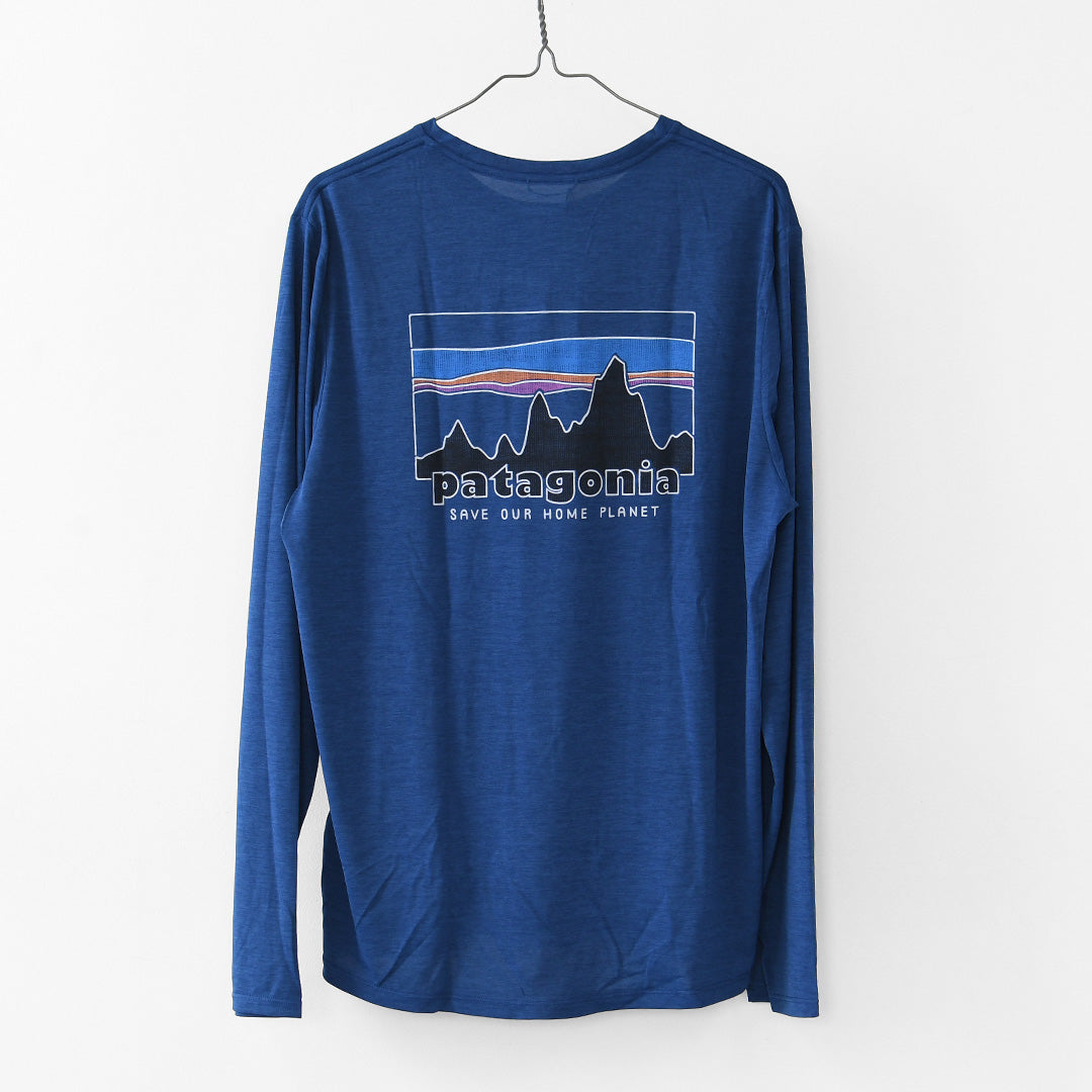 Patagonia [パタゴニア正規代理店] M's L/S Cap Cool Daily Shirt - 73 Skyline [45454] メンズ・ロングスリーブ・キャプリーン・クール・デイリー・シャツ（'73 スカイライン）・MEN'S [2026SS]